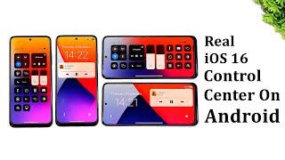 Real iOS 16 Control Center On Android | iPhone Control Center in Any Android Devices