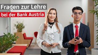 Lehre bei der Bank Austria