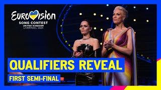 First Semi-Final qualifiers reveal | Eurovision 2023 | #UnitedByMusic 