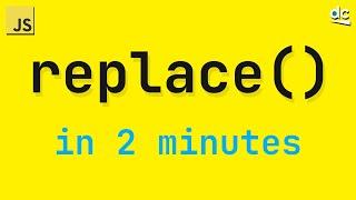 How To Replace Part of a String - JavaScript String Replace (In 2 Mins)