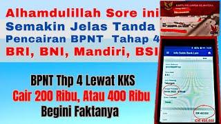 BPNT TAHAP 4 BRI BNI BSI MANDIRI PROSES PENCAIRAN SORE INI DI SIKSNG