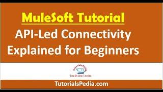 MuleSoft Tutorial| Mule4 API Led Connectivity |MuleSoft Tutorial for Beginners |Learn MuleSoft Mule4