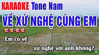 Về Xứ Nghệ Cùng Em Karaoke Tone Nam - Nhạc Sống Thanh Ngân