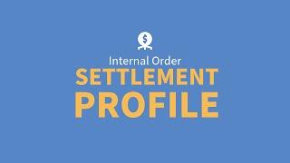 Settlement Profile: Explanation and Demo on SAP S/4HANA #learnsap