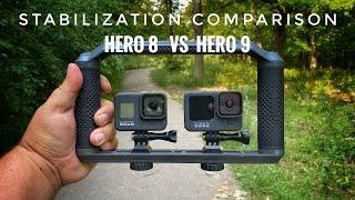 GoPro Hero 9 Black versus Hero 8 Black Stabilization Comparison