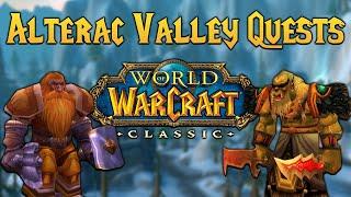 Alterac Valley Quest Guide - WoW Classic