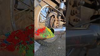 Pov = Holi bullet Bike  #shorts #fun #viralshort