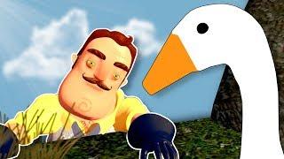 Untitled Goose Tricks the Neighbor! - Garry's Mod Gameplay - Gmod Hide and Seek