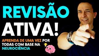 COMO FAZER REVISÕES CORRETAS - Como o seu Cérebro Aprende! RECORDAÇÃO ATIVA | Thiago Pereira 3P