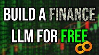 Build Your Own Finance LLM for FREE with SEC Data