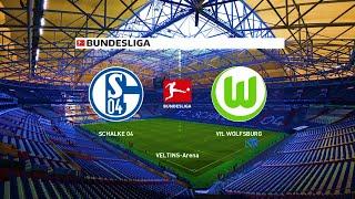 eFootball PES 2021 | Schalke 04 vs Wolfsburg - Bundesliga 20-21 | Gameplay PC