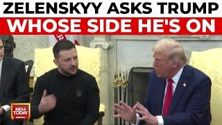 Trump-Zelenskyy Meeting Turns Into Heated Exchange At White House, Stirs Global Row | India Today