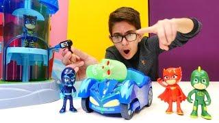 Pijamaskeliler. Gece Ninjası PJ Masks karargahını karıştırıyor