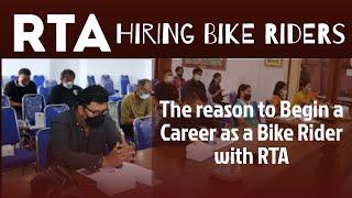 The reason to Begin a Career as a Bike Rider with RTA | RTA | DTC | Bike Riders Job In Dubai