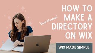 How to Make a Searchable Directory on Wix