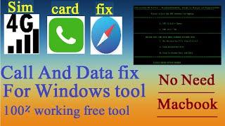 { Windows tool } Sim Call And cellular Data Fix  for Passcode Locked & Disabled iPhone for windows