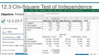 Chi Square Problems and Solutions with  =CHISQ.TEST =CHISQ.INV.RT