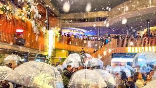 Inside London’s Largest Snow Globe ️ Covent Garden to Trafalgar Square Christmas Walk 2024  4K HDR