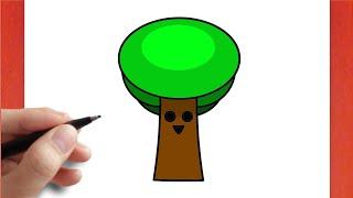 HOW TO DRAW MR TREE SPRUNKI