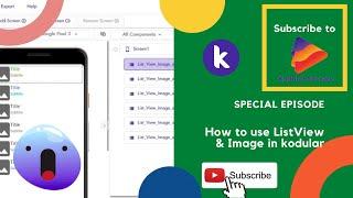 How to use list view and image & text in | Kodular 2021 |By KodularSecrate