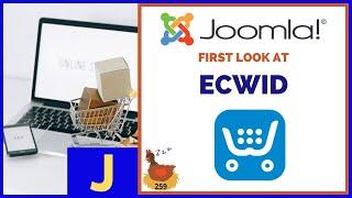 First Look at ECWID Ecommerce for Joomla -  WMW 259