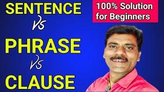 What is phrase | What is clause | Difference between phrases and clause| sentence making