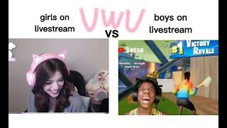 UWU Girls Livestream VS Boys Livestream | IShowspeed VS Hanna How 