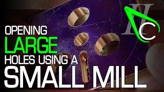 Opening Large Holes Using A Small Mill