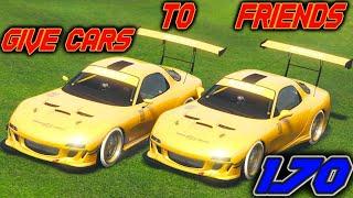 SEHR EINFACH ERKLÄRT GIVE CARS TO FRIENDS JEDES AUTO KOSTENLOS BEKOMMEN in GTA 5 1.70 DEUTSCH