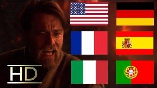 "YOU WERE THE CHOSEN ONE" IN MULTIPLE LANGUAGES