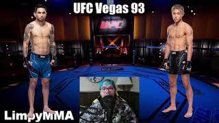 UFC Vegas 93: Perez vs Taira Full Card Breakdown & Predictions