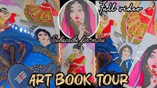 file decoration ideas | aesthetic file board|| art book tour | board decorations ideas for school 