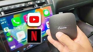 How to get Youtube and Netflix on Apple CarPlay - Carpuride H01 Ai Box