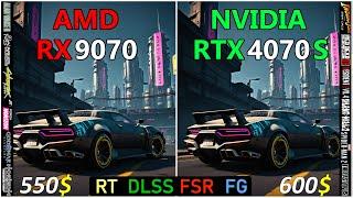 RX 9070 vs RTX 4070 SUPER Test in 14 games at 4K