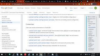 Google Cloud SDK installation commands