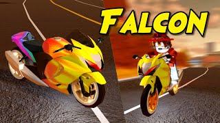 Jailbreak FALCON SPORT BIKE Full Review | FASTEST? (Roblox Jailbreak)