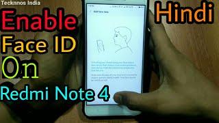 Enable Face ID Unlock In Redmi Note 4 | Miui 9 & Miui 11 | Without any other rom | in Hindi