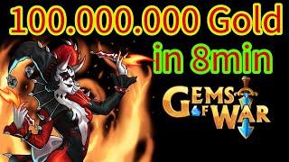 Gems of War: 100.000.000 Gold in 8 Minutes