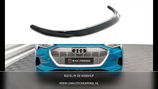 Maxton Design Audi E Tron 55 Splitter Spoiler Voorspoiler Diffuser Valance Styling Tuning