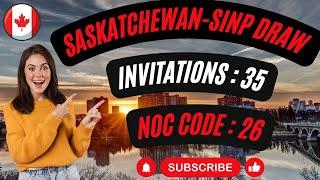 Canada | Saskatchewan | SINP Draw | 7th March 2024 | Invitations | NOC Codes | PNP