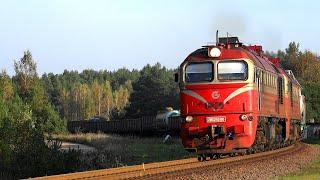 2М62К-0490 с грузовым поездом / 2M62K-0490 with mixed freight train