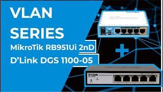 Konfigurasi VLAN Mikrotik dan D'Link Managed Switch DGS 1100-05 (Part 1)