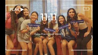 our first week @ duke precollege