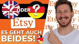 Etsy Shop eröffnen: Welche Sprache? Etsy Artikelbeschreibung Keywords und Lösungen!