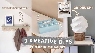 3 ingenious DIYs for your home – wardrobe, 3D-printed lamp & Lego tissue box! | EASY ALEX