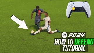 FC 24 - OP DEFENSTIVE TRICK TO INSTANTLY IMPROVE YOUR DEFENDING- DEFENDING TUTORIAL