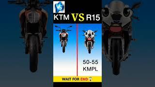 KTM DUKE 390 VS R15V4 #r15v4 #ktm #bike #yamaha #subscribe