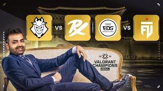 BIG MATCHES ! | VCT Champions Seoul -Group Stage Day 4 | G2 VS PRX | EDG VS FUT | #ChampsCostream