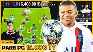 Cầm 15.000 Tỷ BP Tươi I Love Xây Dựng Top Đội Hình PSG Khủng Nhất FC Online: MBAPPE, NEYMAR & KRAVAT