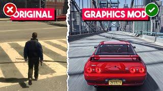  GTA 4 New High Graphics Mod (2024)  For Low End PC (1GB RAM)